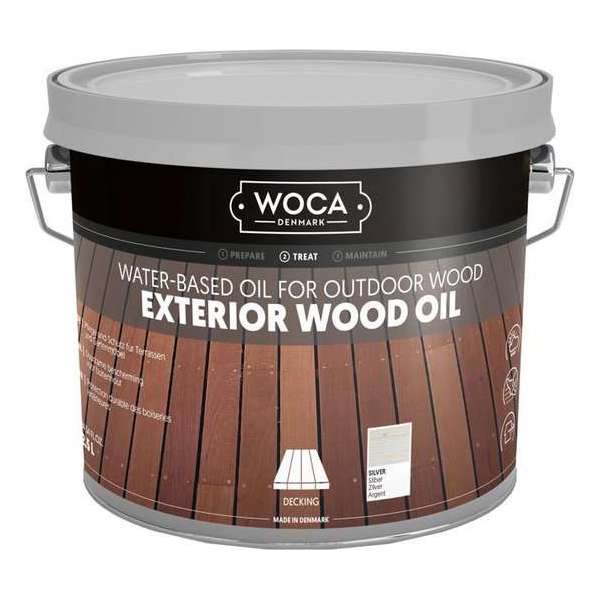 Onderhoudsolie - Woca - Exterior Oil - Zilver 2.5L