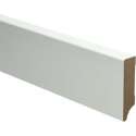 Hoge plinten - MDF - Moderne plint 70x18 mm - Wit - Voorgelakt - RAL 9010 - Per stuk 2,4m