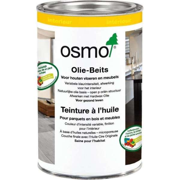 Osmo Olie Beits 3590 Zwart - 2.5 liter