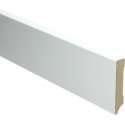 Hoge plinten - MDF - Moderne plint 90x18 mm - Wit - Voorgelakt - RAL 9016 - Per stuk 2,4m