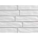 Epoca Organic Brick Ice keramische wandtegel 7,5x30 cm, prijs per 0,45 m² (1 stuk), wit