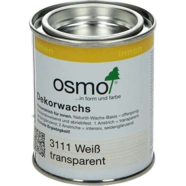 Decorwas - Osmo - TR3111 - Wit - Kant-en-Klaar - 0,125L