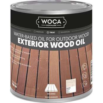 Onderhoudsolie - Woca - Exterior oil - Wit - 0,75L