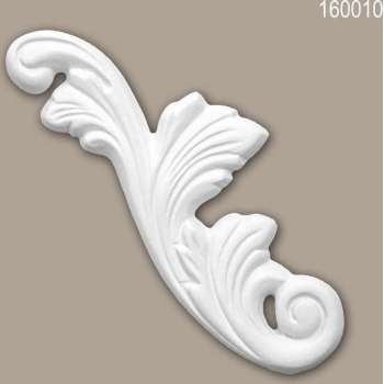 Decorative element 160010 Profhome rococo barok stijl wit