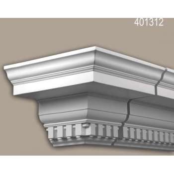 Buitenhoek Profhome 401312 Exterieur lijstwerk Hoeken voor Wandlijsten Gevelelement tijdeloos klassieke stijl wit