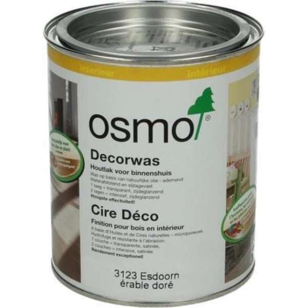 OSMO Decorwas TR3123 - Esdoorn - 0,75 Liter