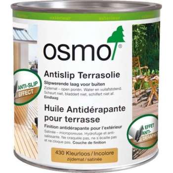 Olie - Terrasolie - Osmo - Antislip - 430 Kleurloos - 0,75L