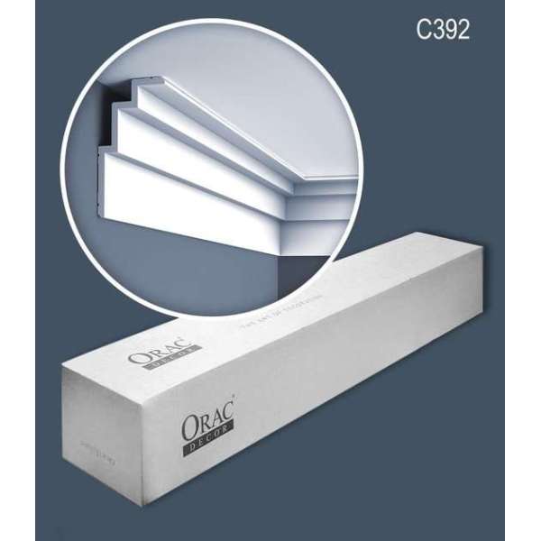 Orac Decor C392 MODERN STEPS 1 doos 10 stukken Kroonlijst 20 m