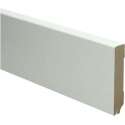 Hoge plinten - MDF - Moderne plint 70x18 mm - Zwart - Voorgelakt - RAL 9005 - Per stuk 2,4m