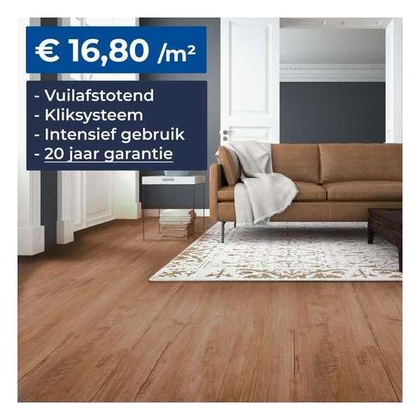 HDM Homebrand Laminaat - Classic Oak - Vloer - Kliksysteem - Embossed - 8mm - 20 Jaar Garantie - 2,131 m² Per Pakket