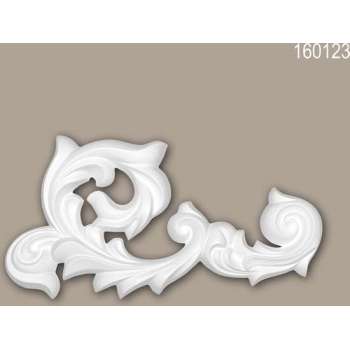 Decorative element 160123 Profhome rococo barok stijl wit