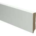 Hoge plinten - MDF - Moderne plint 90x18 mm - Wit - Voorgelakt - RAL 9010 - Per stuk 2,4m