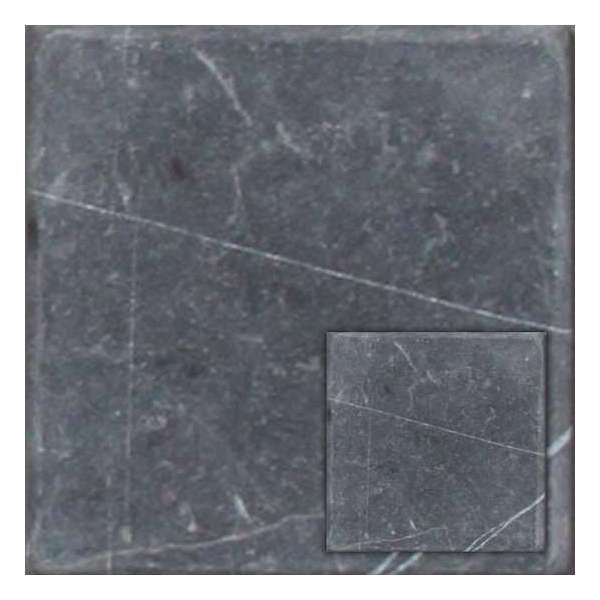 Progetto Natuursteen Antiek 20x20 cm prijs per verpakking van 0.6m² (15 stuks), nero marquino