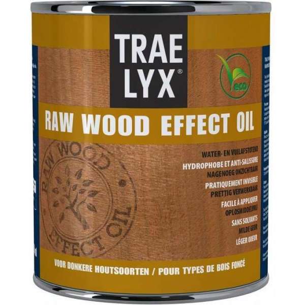 Trae-lyx Raw Wood Oil Donker Hout 750ML