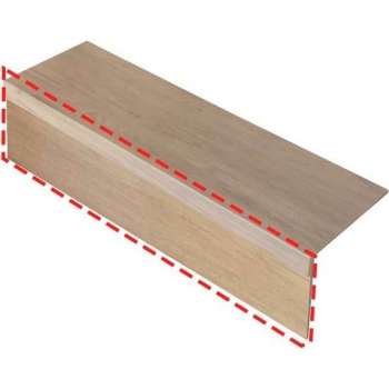 Traprenovatie stootbord (3 stuks) | Laminaat | Truffel Eiken | 130 x 20 cm