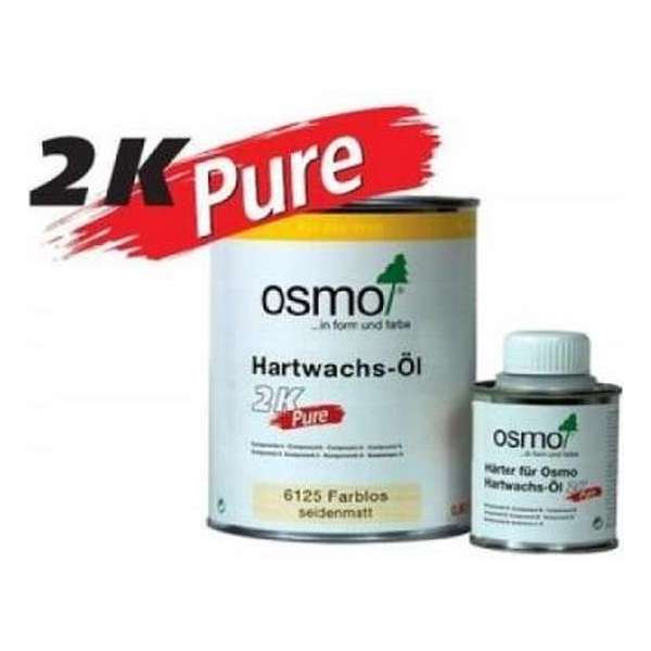 Osmo Hardwax Olie 2K Pure/Naturel 6125 - 1 liter