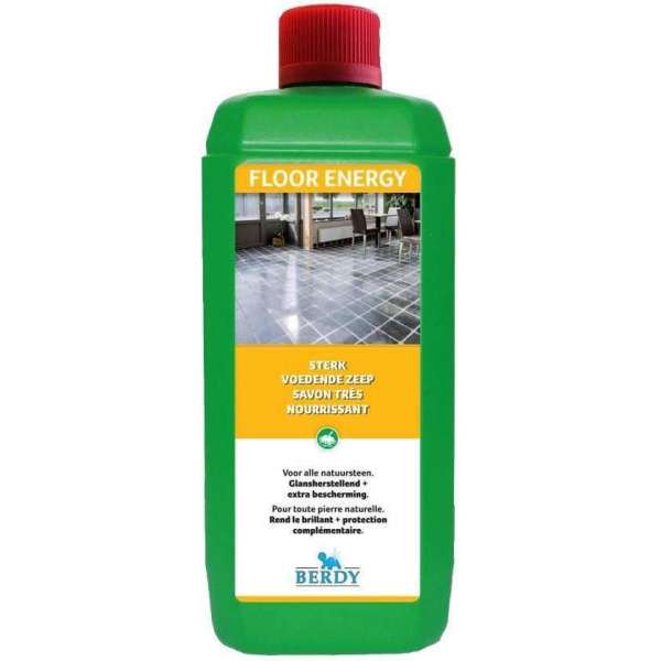 Floor Energy - Voedende zeep NATUURSTEEN - Berdy - 1 L