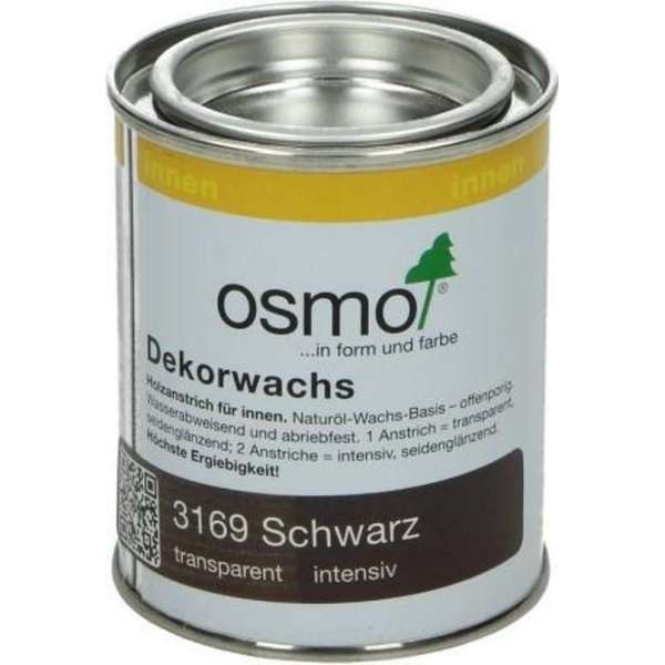 OSMO Decorwas Creativ 3169 zwart 0,125L