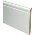 Hoge Plinten - MDF - Barok plint - 190 x18 mm - Wit - Voorgelakt - RAL 9010 - Per stuk 2,4 M