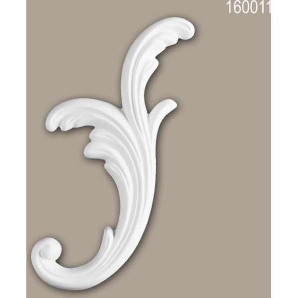 Decorative element 160011 Profhome rococo barok stijl wit