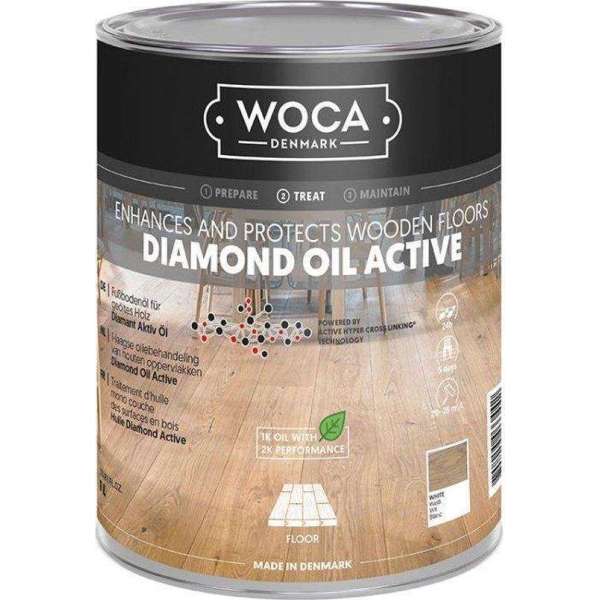 Woca Diamond Oil Active Chocolate Brown - 1 Liter