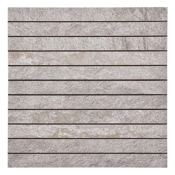 Keramische tegel Mosaic Skifer Lines Brown 30x30 - Woodson and Stone - bruin