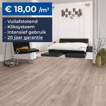 HDM Homebrand XL Laminaat - Los Angeles - Vloer -  Kliksysteem – Embossed - 8mm – 20 Jaar Garantie