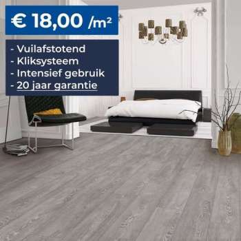 HDM Homebrand XL Laminaat - Dallas - Vloer -  Kliksysteem – Embossed - 8mm – 20 Jaar Garantie