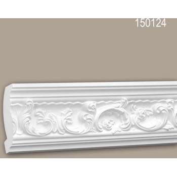 Kroonlijst 150124 Profhome Sierlijst Lijstwerk rococo barok stijl wit 2 m