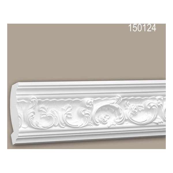 Kroonlijst 150124 Profhome Sierlijst Lijstwerk rococo barok stijl wit 2 m