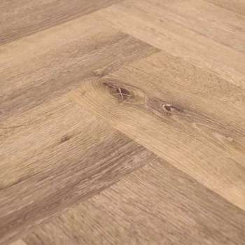 Ambiant Spigato Dark Oak 1.897 m² | Lijm PVC vloer | Visgraat look | Bruin