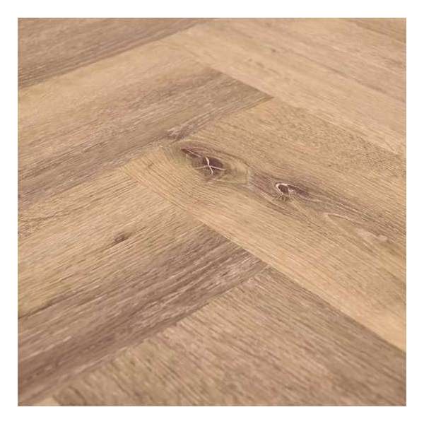 Ambiant Spigato Dark Oak 1.897 m² | Lijm PVC vloer | Visgraat look | Bruin