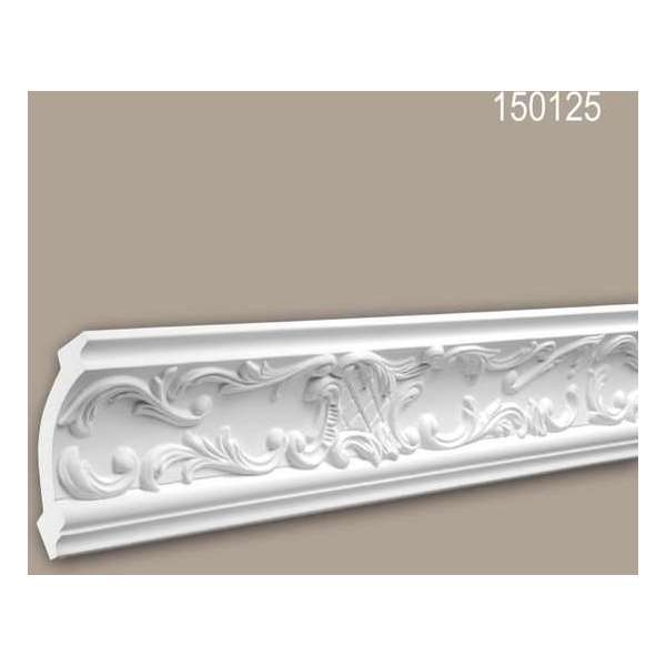 Kroonlijst 150125 Profhome Sierlijst Lijstwerk rococo barok stijl wit 2 m