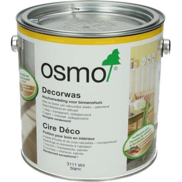 Decorwas - Osmo - TR3111 - Wit - Kant-en-Klaar - 2,5L