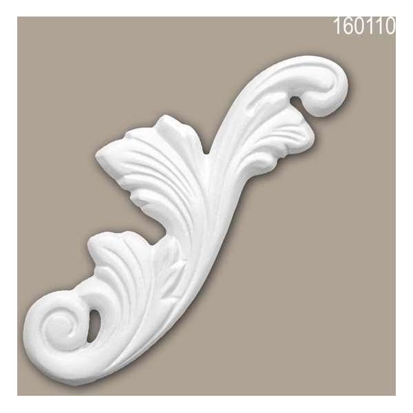 Decorative element 160110 Profhome rococo barok stijl wit