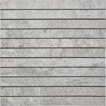 Keramische tegel Mosaic Skifer Lines Grey 30x30 - Woodson and Stone - grijs