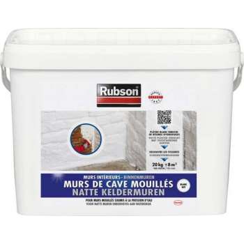 Rubson Natte Keldermuren Keldercoating en Garagecoating - 20 Kg - wit