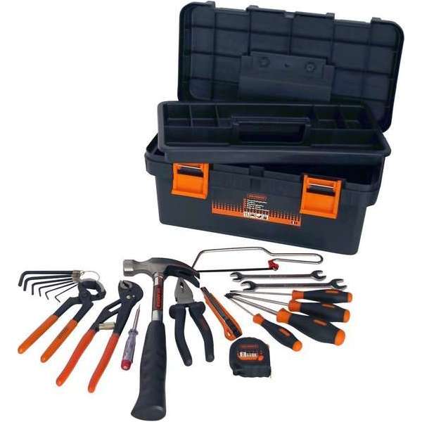 Skandia Gereedschapskoffer - Toolbox - Startset 16-delig