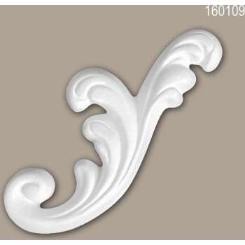 Decorative element 160109 Profhome rococo barok stijl wit