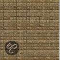 Alfa Mosaico Mozaiek Amor goud travertine 1,5x1,5x0,8 cm -  Goud Prijs per 1 matje.