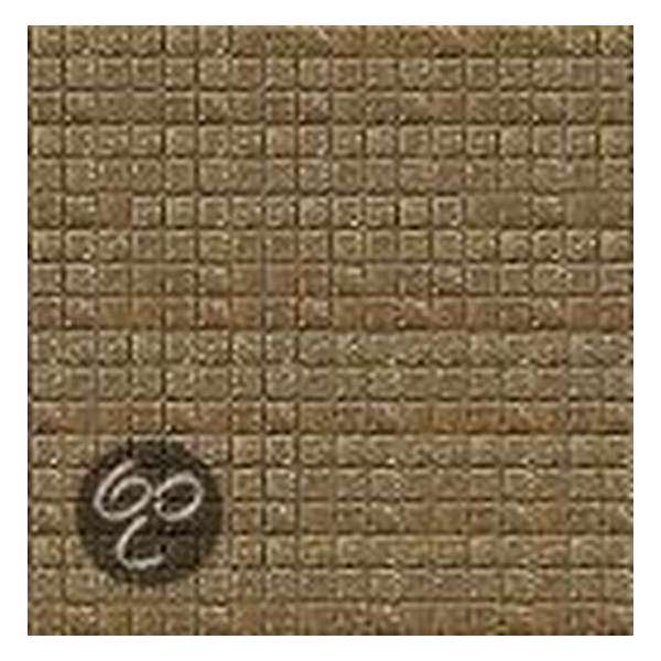 Alfa Mosaico Mozaiek Amor goud travertine 1,5x1,5x0,8 cm -  Goud Prijs per 1 matje.