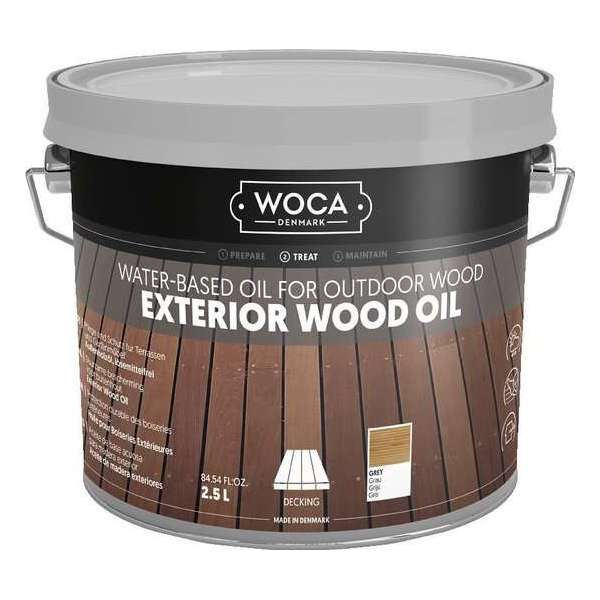 WOCA Exterior Oil GRIJS - 2,5 liter