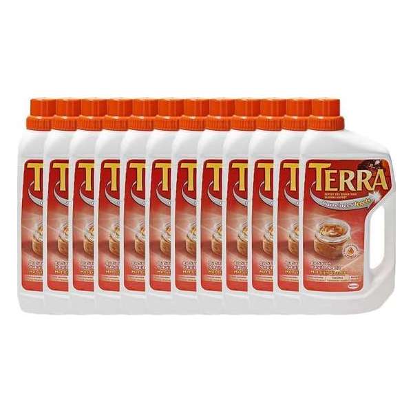 Terra Tegels met Lijnoliezeep - 12 x 1L - Voordeelverpakking