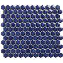 0,78m² - Mozaiek Tegels - Barcelona Hexagon Cobalt Blauw 2,3x2,6