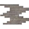 Keramische tegel Mosaic Leicester Stripes Graphite- 30x45 - Woodson and Stone - donkergrijs