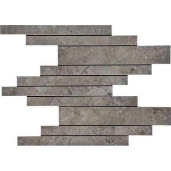 Keramische tegel Mosaic Leicester Stripes Graphite- 30x45 - Woodson and Stone - donkergrijs