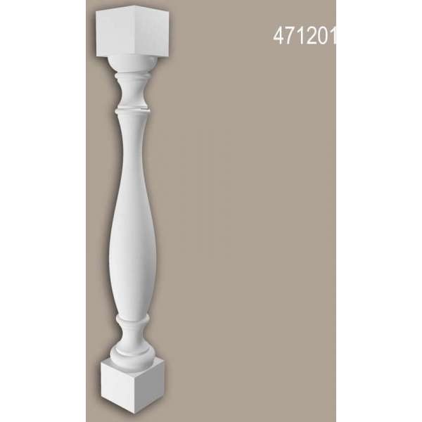 Baluster Profhome 471201 Exterieur lijstwerk Balustrade Gevelelement neo-classicisme stijl wit