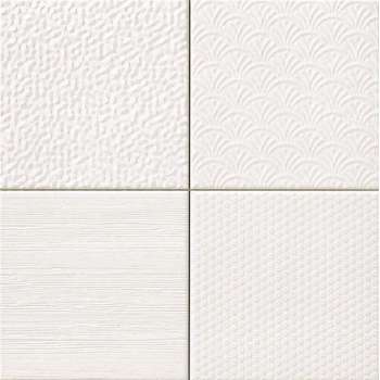 1,37m² - Wandtegels Glint Blanco - 44,2x44,2