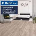 HDM Homebrand Laminaat - Finesse Beige Oak - Vloer -  Kliksysteem – Embossed - 8mm – V-groef - 20 Jaar Garantie