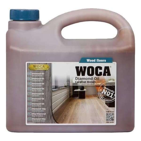 WOCA Diamond Oil Caramel Brown - 2,5 liter